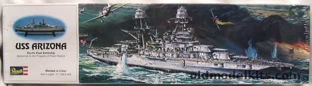 Revell 1/426 USS Arizona Pearl Harbor Battleship, H302 plastic model kit